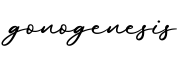 单词gonogenesis书写