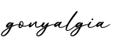单词gonyalgia书写