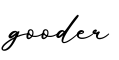 单词gooder书写
