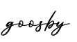 单词goosby书写
