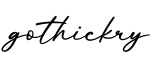 单词gothickry书写