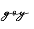 单词goy书写