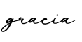 单词gracia书写