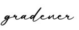 单词gradener书写