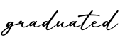 单词graduated书写