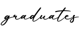 单词graduates书写