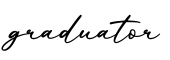 单词graduator书写