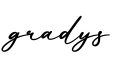 单词gradys书写