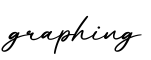 单词graphing书写