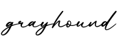 单词grayhound书写