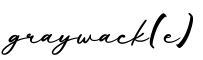 单词graywack(e)书写