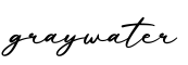单词graywater书写