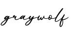 单词graywolf书写