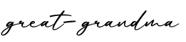 单词great-grandma书写