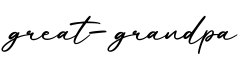 单词great-grandpa书写