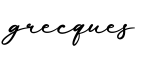 单词grecques书写