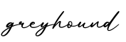 单词greyhound书写