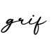 单词grif书写