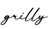 单词grilly书写