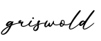 单词griswold书写