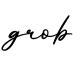 单词grob书写
