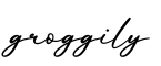 单词groggily书写
