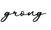 单词grong书写