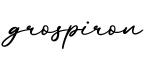 单词grospiron书写