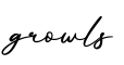 单词growls书写