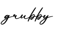 单词grubby书写