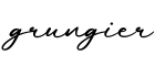 单词grungier书写