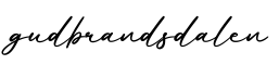 单词gudbrandsdalen书写