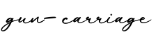 单词gun-carriage书写
