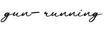 单词gun-running书写