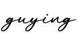 单词guying书写
