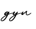 单词gyn书写