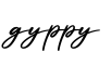 单词gyppy书写