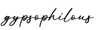 单词gypsophilous书写