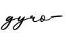 单词gyro-书写