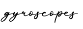 单词gyroscopes书写