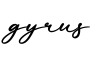 单词gyrus书写