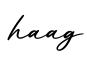单词haag书写