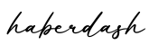 单词haberdash书写