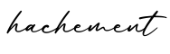 单词hachement书写