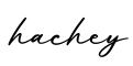 单词hachey书写