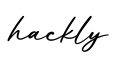 单词hackly书写