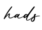 单词hads书写