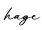 单词hage书写