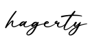单词hagerty书写
