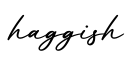 单词haggish书写